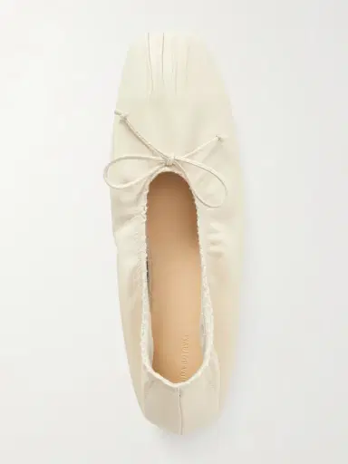 Magda Butrym Bow-detailed Leather Ballet Flats | Thumbnail 6 Magda Butrym Bow-detailed Leather Ballet Flats | Thumbnail 6