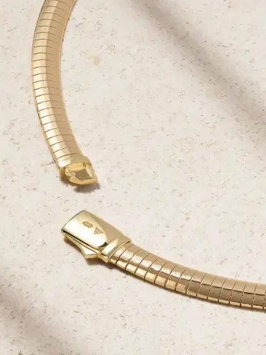 Foundrae Resilience Sleek 18-karat White And Yellow Gold Diamond Necklace | Thumbnail 3