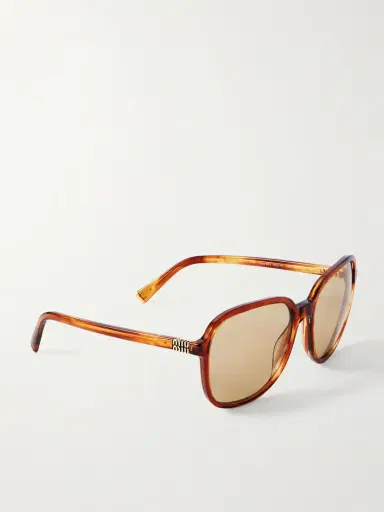 Miu Miu Eyewear Round-frame Acetate Sunglasses | Thumbnail 3