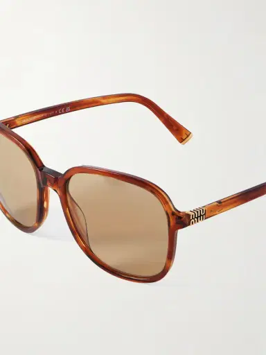 Miu Miu Eyewear Round-frame Acetate Sunglasses | Thumbnail 4