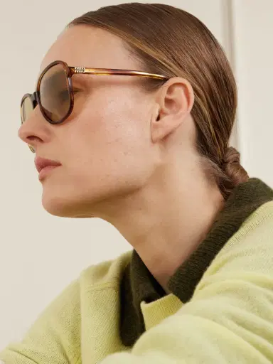 Miu Miu Eyewear Round-frame Acetate Sunglasses | Thumbnail 5