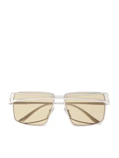 PRADA EYEWEAR Square-frame Silver-tone Sunglasses | Thumbnail 1 PRADA EYEWEAR Square-frame Silver-tone Sunglasses | Thumbnail 1