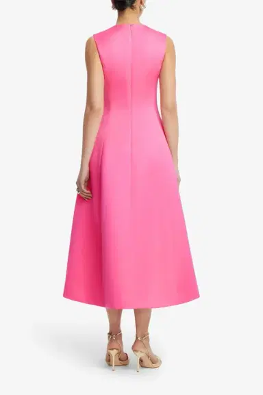 LEO LIN Cleo Dress - Fuschia Peony | Thumbnail 5