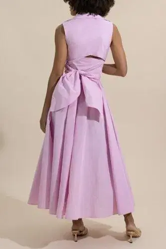 Patou Draped Midi Dress | Thumbnail 4