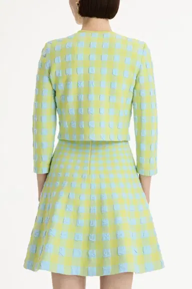 Oscar de la Renta Gingham Cardigan | Thumbnail 6 Oscar de la Renta Gingham Cardigan | Thumbnail 6