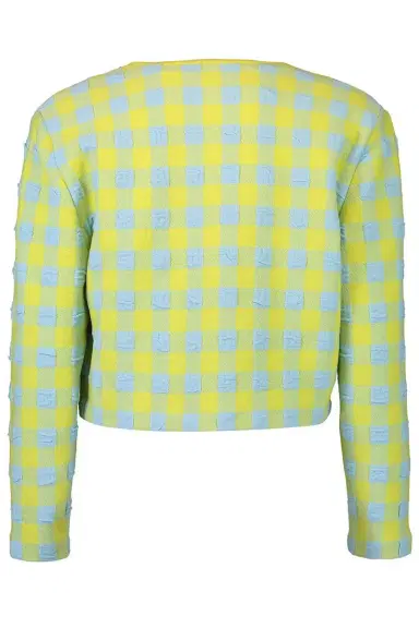 Oscar de la Renta Gingham Cardigan | Thumbnail 7 Oscar de la Renta Gingham Cardigan | Thumbnail 7