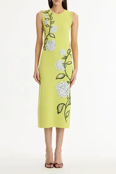 Oscar de la Renta Sleeveless Relaxed Long Dress | Thumbnail 2