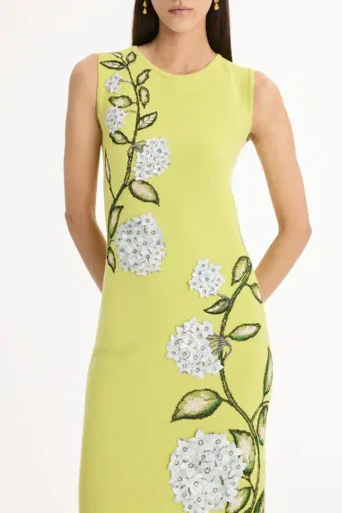 Oscar de la Renta Sleeveless Relaxed Long Dress | Thumbnail 3