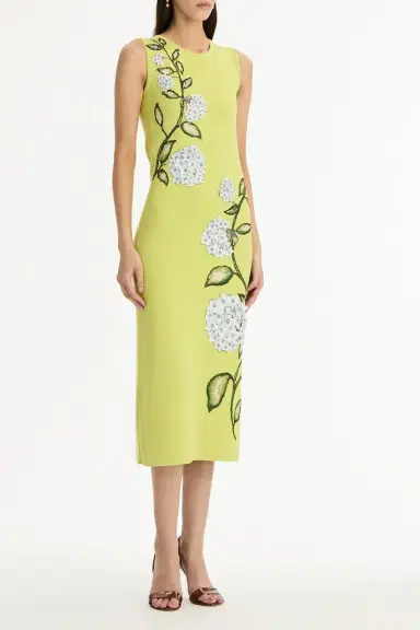 Oscar de la Renta Sleeveless Relaxed Long Dress | Thumbnail 4