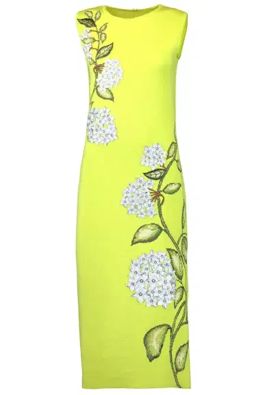 Oscar de la Renta Sleeveless Relaxed Long Dress | Thumbnail 1