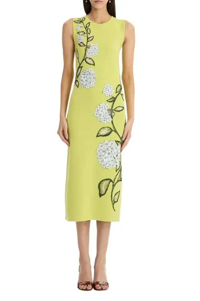 Oscar de la Renta Sleeveless Relaxed Long Dress