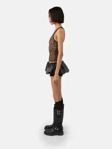 Aknvas The Aja bloomer skirt in vegan leather | Thumbnail 5