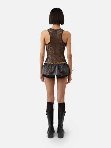 Aknvas The Aja bloomer skirt in vegan leather | Thumbnail 6