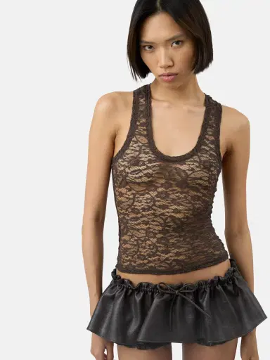 Aknvas The Aja bloomer skirt in vegan leather | Thumbnail 7