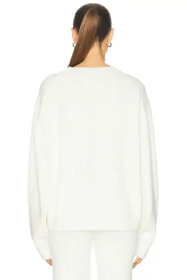 Skims Wool Cashmere V Neck Pullover Sweater | Thumbnail 3