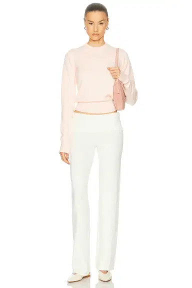 Skims Wool Cashmere Crewneck Sweater | Thumbnail 4