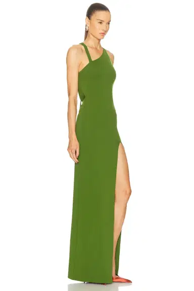 The Attico Long Belted Dress | Thumbnail 4