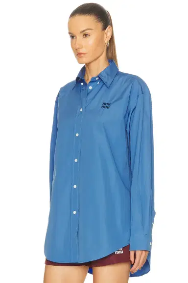 Miu Miu Popeline Shirt | Thumbnail 3