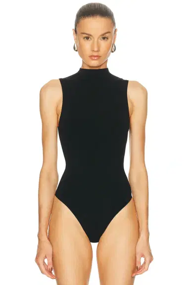 Swedish Stockings Idun Turtleneck Sleeveless Bodysuit | Thumbnail 2