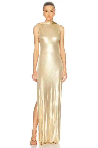 Sid Neigum Floor Length Reversible Cowl Dress | Thumbnail 2 Sid Neigum Floor Length Reversible Cowl Dress | Thumbnail 2