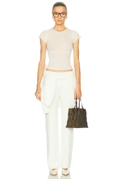 Skims Sheer Cashmere T-Shirt | Thumbnail 4 Skims Sheer Cashmere T-Shirt | Thumbnail 4