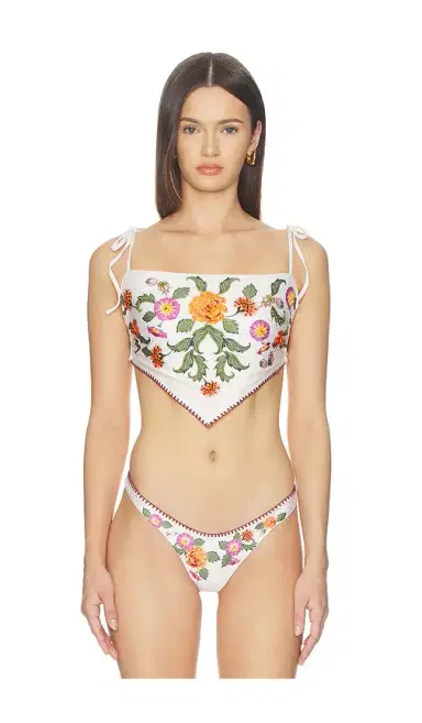 Agua Bendita Avorio Bikini Top | Thumbnail 1 Agua Bendita Avorio Bikini Top | Thumbnail 1