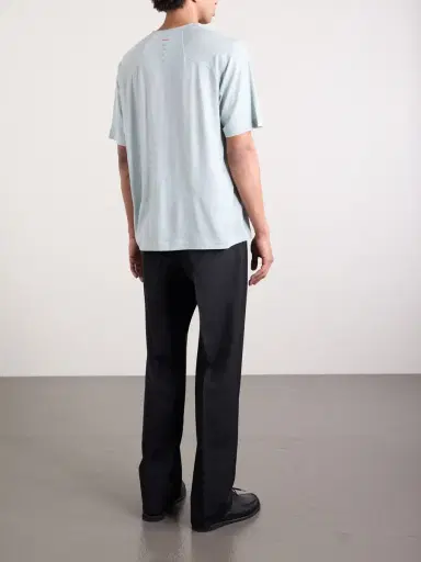 Sease Runner Logo-Print Merino Wool T-Shirt - Men | Thumbnail 4