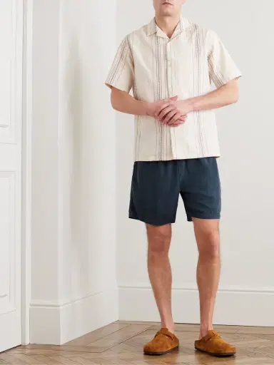 Portuguese Flannel Dogtown TENCEL™ Lyocell Drawstring Shorts - Men | Thumbnail 2 Portuguese Flannel Dogtown TENCEL™ Lyocell Drawstring Shorts - Men | Thumbnail 2