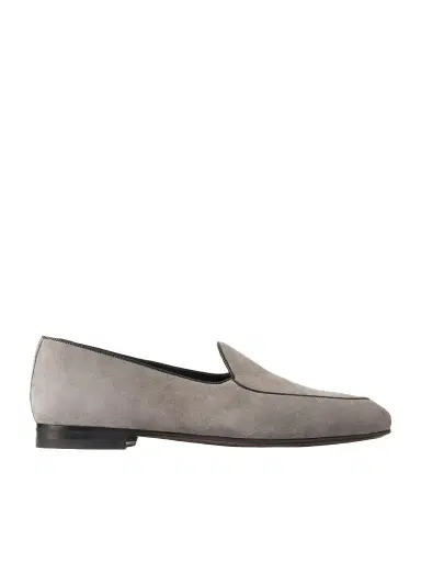 Manolo Blahnik Modena Leather-Trimmed Suede Loafers - Men | Thumbnail 1 Manolo Blahnik Modena Leather-Trimmed Suede Loafers - Men | Thumbnail 1