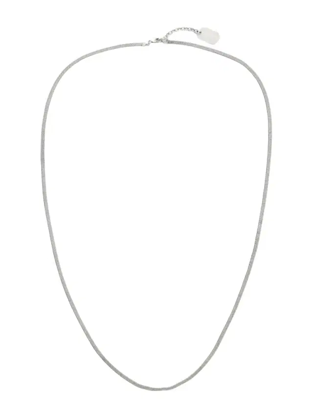 Silver-Tone Chain Necklace - Men