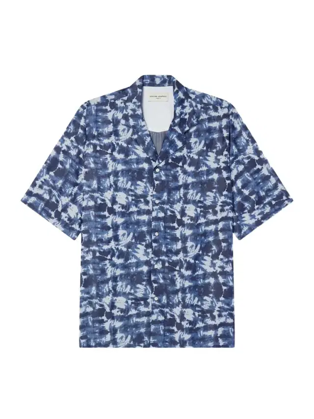 Eren Camp-Collar Tie-Dyed Lyocell Shirt - Men