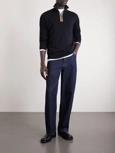 Burberry Wool Half-Zip Sweater - Men | Thumbnail 2