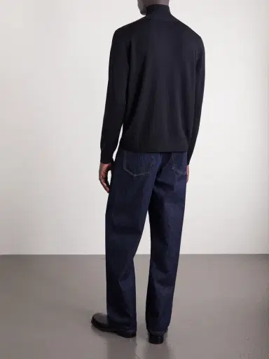 Burberry Wool Half-Zip Sweater - Men | Thumbnail 4