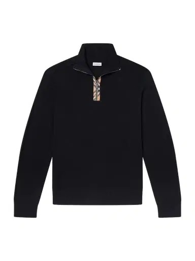 Burberry Wool Half-Zip Sweater - Men | Thumbnail 1