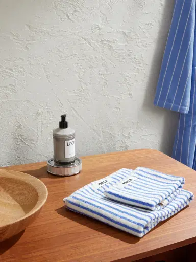Tekla Set of Three Logo-Appliquéd Striped Organic Cotton-Terry Towels - Men | Thumbnail 2 Tekla Set of Three Logo-Appliquéd Striped Organic Cotton-Terry Towels - Men | Thumbnail 2