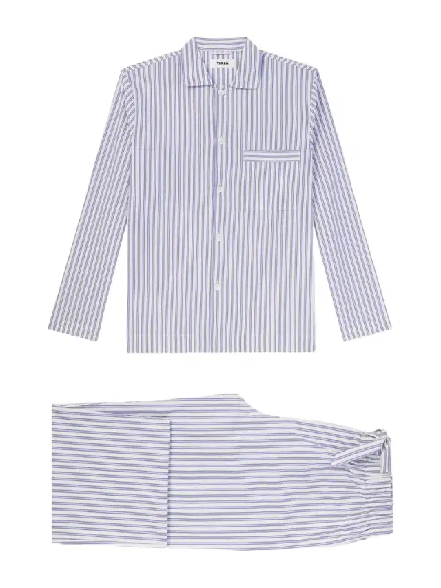 Tekla Striped Organic Cotton-Poplin Pyjamas - Men