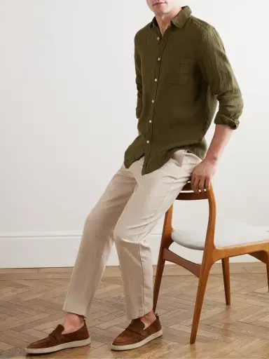 Portuguese Flannel Linen Shirt - Men | Thumbnail 2 Portuguese Flannel Linen Shirt - Men | Thumbnail 2