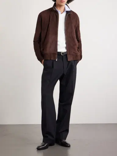 Ralph Lauren Purple Label Suede Bomber Jacket - Men | Thumbnail 2 Ralph Lauren Purple Label Suede Bomber Jacket - Men | Thumbnail 2