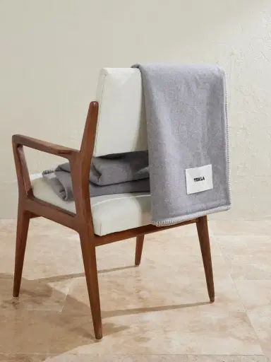 Tekla Logo-Appliquéd Wool Blanket - Men | Thumbnail 1