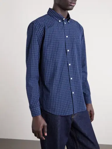 Burberry Checked Cotton Shirt - Men | Thumbnail 3 Burberry Checked Cotton Shirt - Men | Thumbnail 3