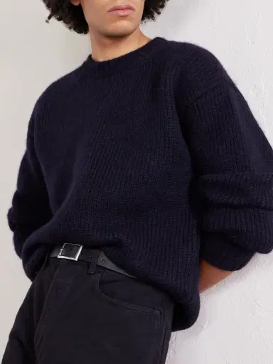 Saint Laurent Alpaca-Blend Sweateren | Thumbnail 5 Saint Laurent Alpaca-Blend Sweateren | Thumbnail 5