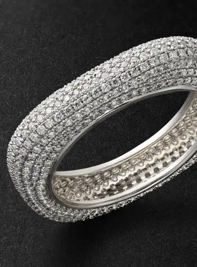 Greg Yuna 18-Karat White Gold Diamond Ring - Men | Thumbnail 4 Greg Yuna 18-Karat White Gold Diamond Ring - Men | Thumbnail 4