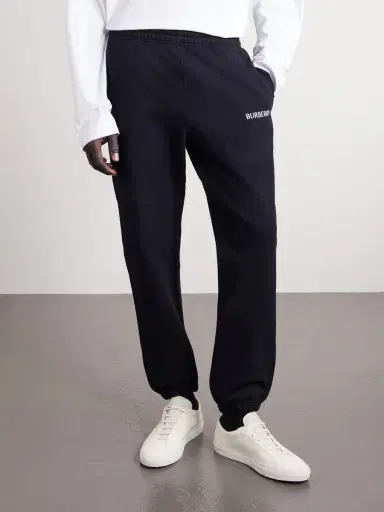 Burberry Tapered Logo-Print Cotton-Jersey Sweatpants - Men | Thumbnail 3