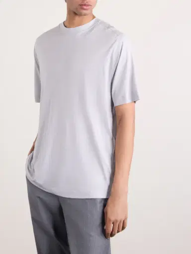 Sease Runner Logo-Print Merino Wool T-Shirt - Men | Thumbnail 3