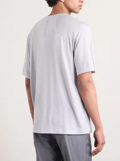 Sease Runner Logo-Print Merino Wool T-Shirt - Men | Thumbnail 4