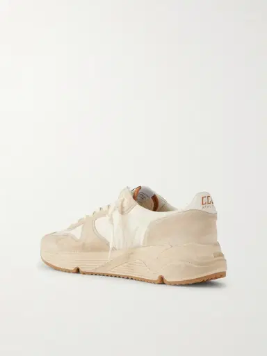 Golden Goose Running Sole Leather-Trimmed Suede and Shell Sneakers - Men | Thumbnail 4 Golden Goose Running Sole Leather-Trimmed Suede and Shell Sneakers - Men | Thumbnail 4