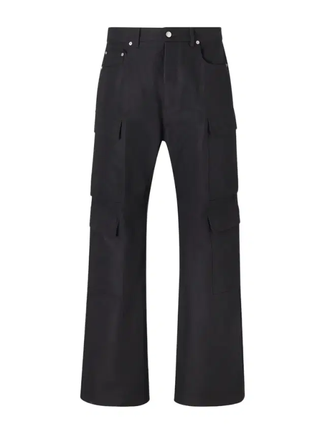 Rick Owens Geth Straight-Leg Cotton-Blend Canvas Cargo Trousers - Men