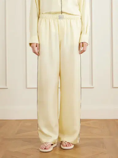 Comme Si Piped Silk-twill Pajama Set | Thumbnail 2 Comme Si Piped Silk-twill Pajama Set | Thumbnail 2