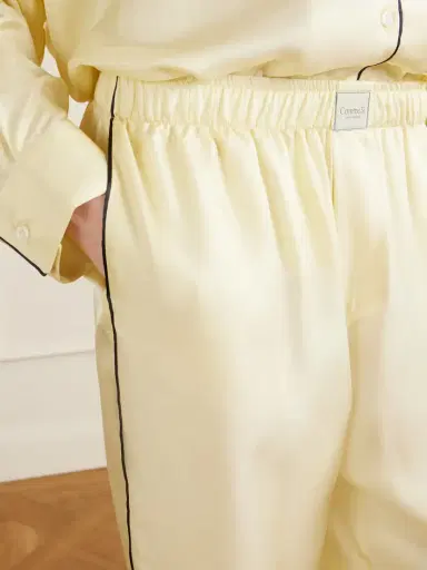 Comme Si Piped Silk-twill Pajama Set | Thumbnail 5 Comme Si Piped Silk-twill Pajama Set | Thumbnail 5
