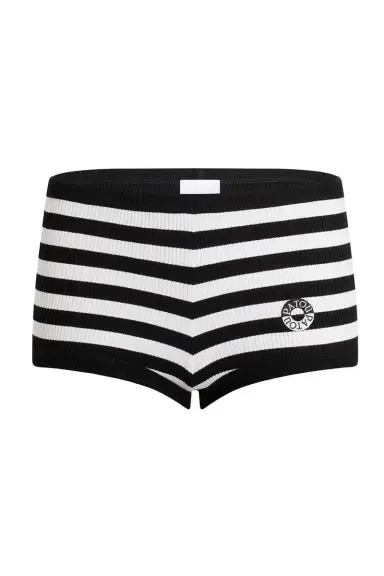 Patou Mini Stripe Shorts | Thumbnail 1 Patou Mini Stripe Shorts | Thumbnail 1